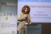 Elisa Nannicini from the Tuscany Region at her opening speech.