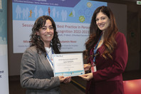 Laura Valinotto, one of the awardees of the ICPerMed Recognition 2023.